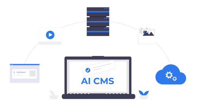 AI CMS 메인 이미지